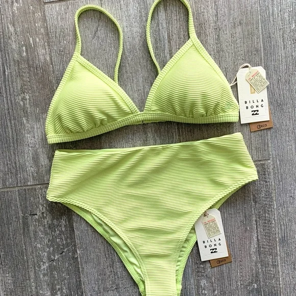 π₯π₯BILLABONG - TANLINES FIXED TRIANGLE MAUI BIKINI SETπ₯π₯ - Picture 1 of 9